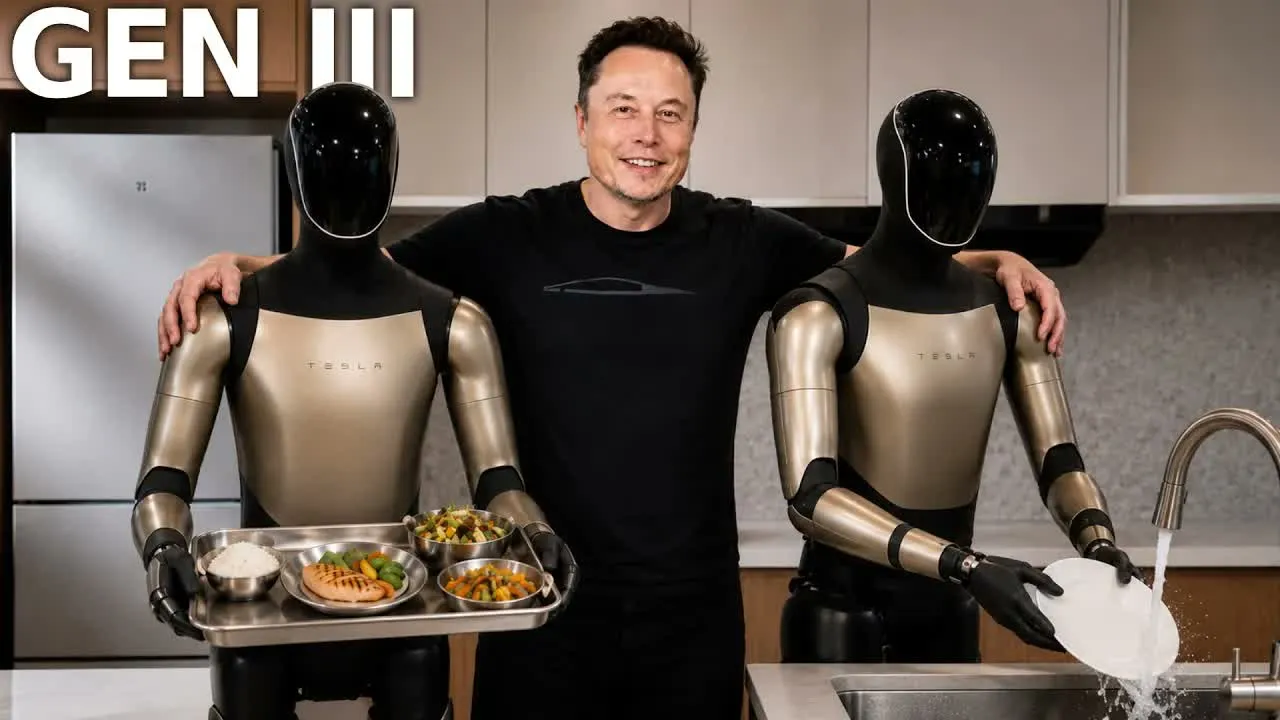 Tesla анонсирует Optimus 3 на август: руки с 22 степенями свободы, чип AI5 и расчётный $1 в час